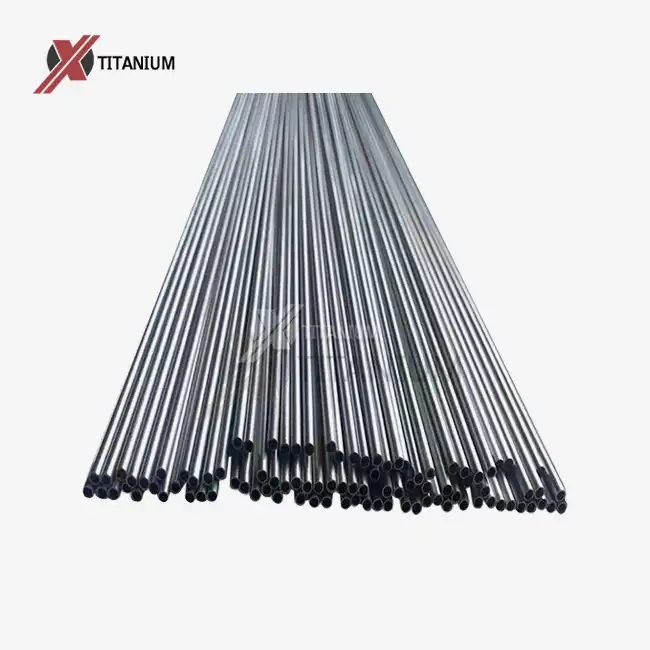 What are the performance characteristics of titanium tubes?